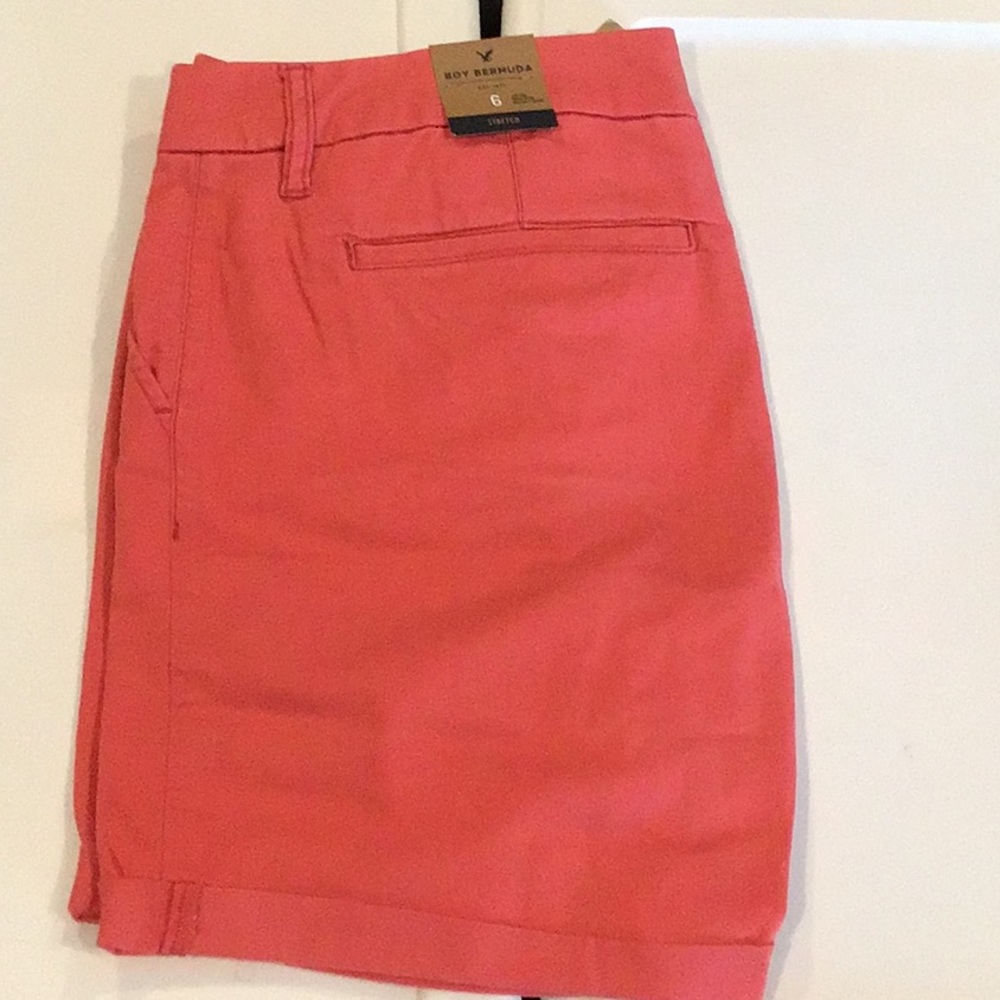 NWT AEO American Eagle Twill Boy Bermuda Shorts 6